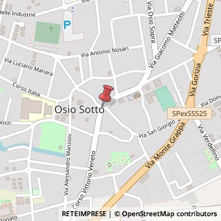 Mappa Via G. Mazzini, 6, 24046 Osio Sotto, Bergamo (Lombardia)