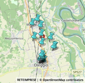 Mappa Via Giuseppe Ungaretti, 28047 Oleggio NO, Italia (1.529)