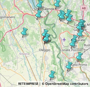Mappa Via Giuseppe Ungaretti, 28047 Oleggio NO, Italia (9.4425)
