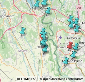 Mappa Via Giuseppe Ungaretti, 28047 Oleggio NO, Italia (8.307)