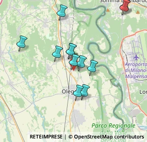 Mappa Via Giuseppe Ungaretti, 28047 Oleggio NO, Italia (3.405)