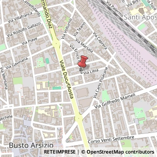 Mappa Via Errico Petrella, 6, 21052 Busto Arsizio, Varese (Lombardia)