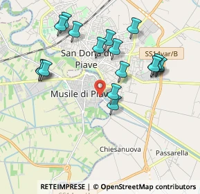 Mappa Via Pascutto Romano, 30024 Musile di Piave VE, Italia (1.96118)