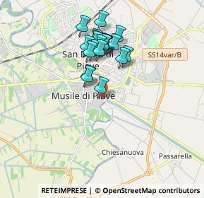 Mappa Via Pascutto Romano, 30024 Musile di Piave VE, Italia (1.548)