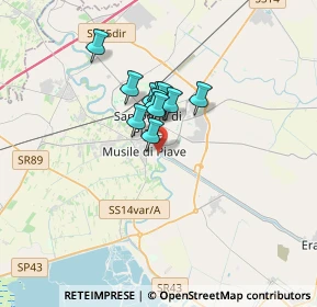 Mappa Via Pascutto Romano, 30024 Musile di Piave VE, Italia (2.06909)