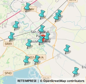 Mappa Via Pascutto Romano, 30024 Musile di Piave VE, Italia (4.20286)