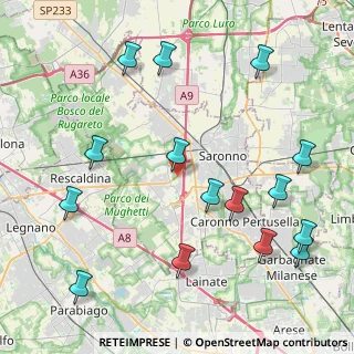Mappa Via Rossini, 21040 Uboldo VA, Italia (5.07867)