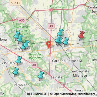 Mappa Via Gioacchino Rossini, 21040 Uboldo VA, Italia (4.5425)
