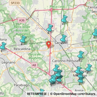 Mappa Via Rossini, 21040 Uboldo VA, Italia (6.409)