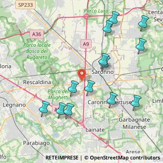 Mappa Via Gioacchino Rossini, 21040 Uboldo VA, Italia (4.59)