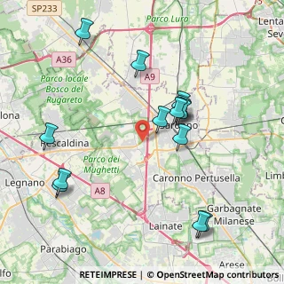 Mappa Via Gioacchino Rossini, 21040 Uboldo VA, Italia (4.08214)