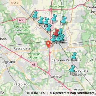 Mappa Via Gioacchino Rossini, 21040 Uboldo VA, Italia (3.42357)
