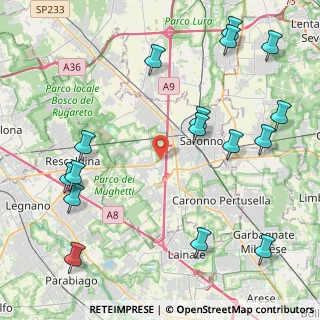 Mappa Via Rossini, 21040 Uboldo VA, Italia (5.42438)