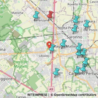 Mappa Via Gioacchino Rossini, 21040 Uboldo VA, Italia (2.62643)