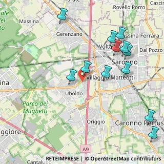 Mappa Via Gioacchino Rossini, 21040 Uboldo VA, Italia (2.37917)