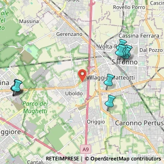 Mappa Via Rossini, 21040 Uboldo VA, Italia (2.68273)