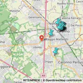 Mappa Via Rossini, 21040 Uboldo VA, Italia (2.1755)