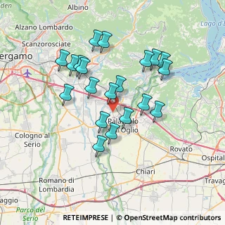 Mappa Via Per Palazzolo Sull'Oglio, 24060 Telgate BG, Italia (6.5815)