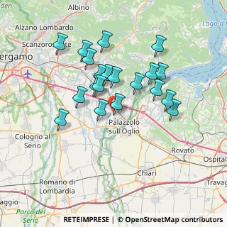 Mappa Via Per Palazzolo Sull'Oglio, 24060 Telgate BG, Italia (6.3745)