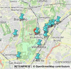 Mappa Via Osculati, 20853 San Giorgio MB, Italia (1.77)