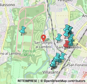 Mappa Via Osculati, 20853 San Giorgio MB, Italia (1.1005)