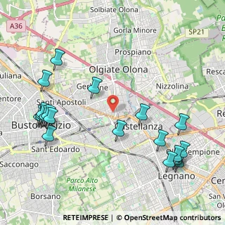 Mappa Via Amendola, 21057 Olgiate Olona VA, Italia (2.5915)