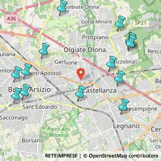 Mappa Via Amendola, 21057 Olgiate Olona VA, Italia (2.80357)