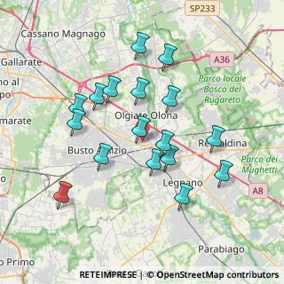Mappa Via Amendola, 21057 Olgiate Olona VA, Italia (3.47765)