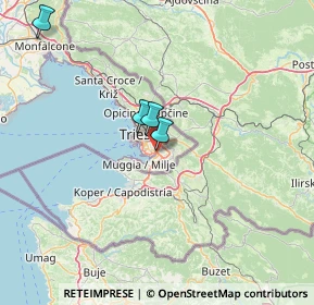 Mappa Via dei Cosulich Natale, 34147 Trieste TS, Italia (44.665)