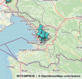 Mappa Via dei Cosulich Natale, 34147 Trieste TS, Italia (17.74727)