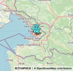 Mappa Via dei Cosulich Natale, 34147 Trieste TS, Italia (41.49636)