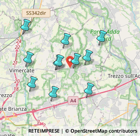 Mappa Via Adda, 20882 Bellusco MB, Italia (3.25545)