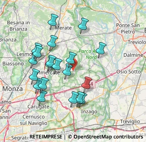 Mappa Via Adda, 20882 Bellusco MB, Italia (6.9845)