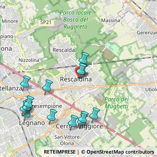 Mappa Via Silvio Pellico, 20027 Rescaldina MI, Italia (2.42357)