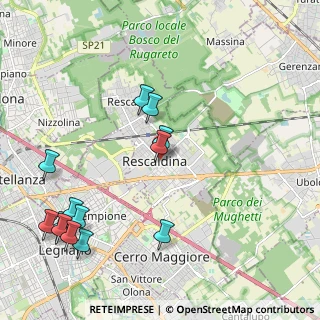 Mappa Via Silvio Pellico, 20027 Rescaldina MI, Italia (2.48462)