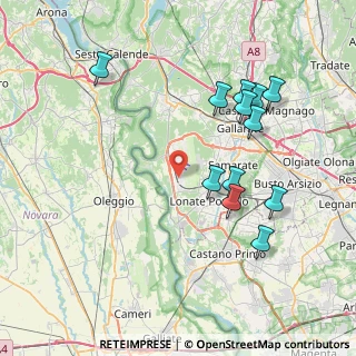 Mappa MP2F+4JH, 21015 Lonate Pozzolo VA, Italia (8.16583)