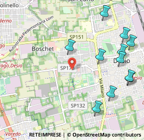 Mappa Via G.Verga, 20033 Desio MB, Italia (1.28455)