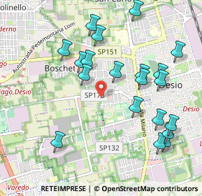 Mappa Via G.Verga, 20033 Desio MB, Italia (1.0725)