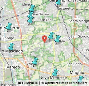 Mappa Via G.Verga, 20033 Desio MB, Italia (2.72)