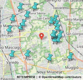 Mappa Via G.Verga, 20033 Desio MB, Italia (2.1595)