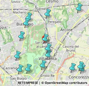 Mappa Via Osculati, 20853 Monza MB, Italia (2.56667)