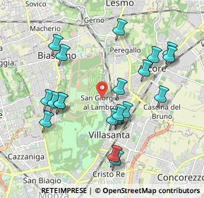 Mappa Via Osculati, 20853 Monza MB, Italia (1.9715)
