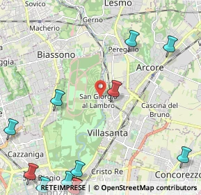 Mappa Via Osculati, 20853 Monza MB, Italia (3.42769)