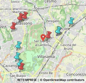 Mappa Via Osculati, 20853 Monza MB, Italia (2.41667)