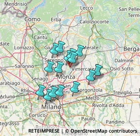 Mappa Via Osculati, 20853 Monza MB, Italia (10.14938)