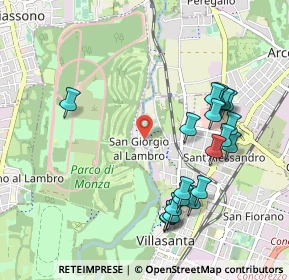 Mappa Via Osculati, 20853 Monza MB, Italia (1.0495)