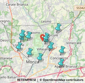 Mappa Via Osculati, 20853 Monza MB, Italia (3.305)