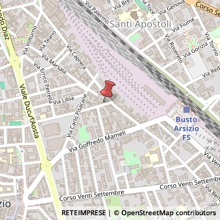 Mappa Via Generale Biancardi, 23, 21052 Busto Arsizio, Varese (Lombardia)