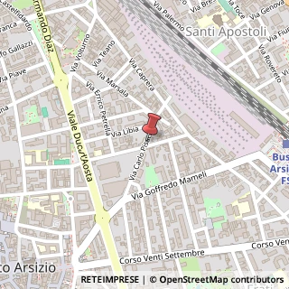 Mappa Via Carlo Pisacane, 16, 21052 Busto Arsizio, Varese (Lombardia)