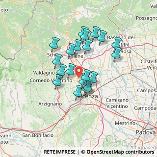 Mappa Via Antonio Fogazzaro, 36030 Costabissara VI, Italia (11.1905)